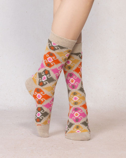 CASHMERE BLEND SOCKS - PATTERN