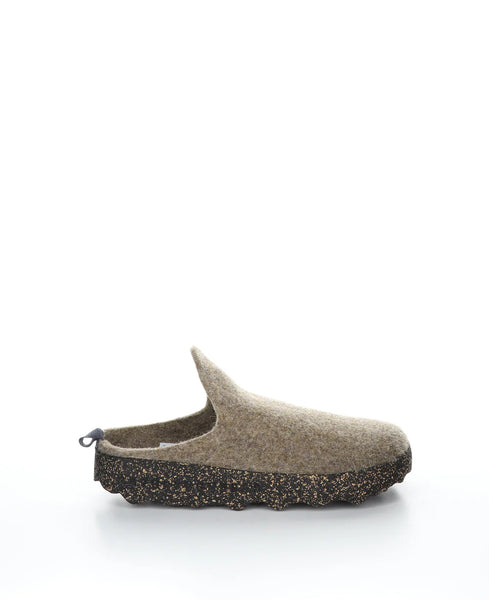 BOILED MERINO SLIP ON MULES
