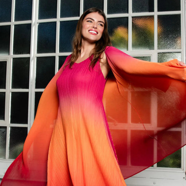 ESTRELLA DRESS - ICELAND POPPY LILAC BREEZE