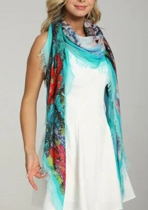 I STAND IN AWE SILK SCARF
