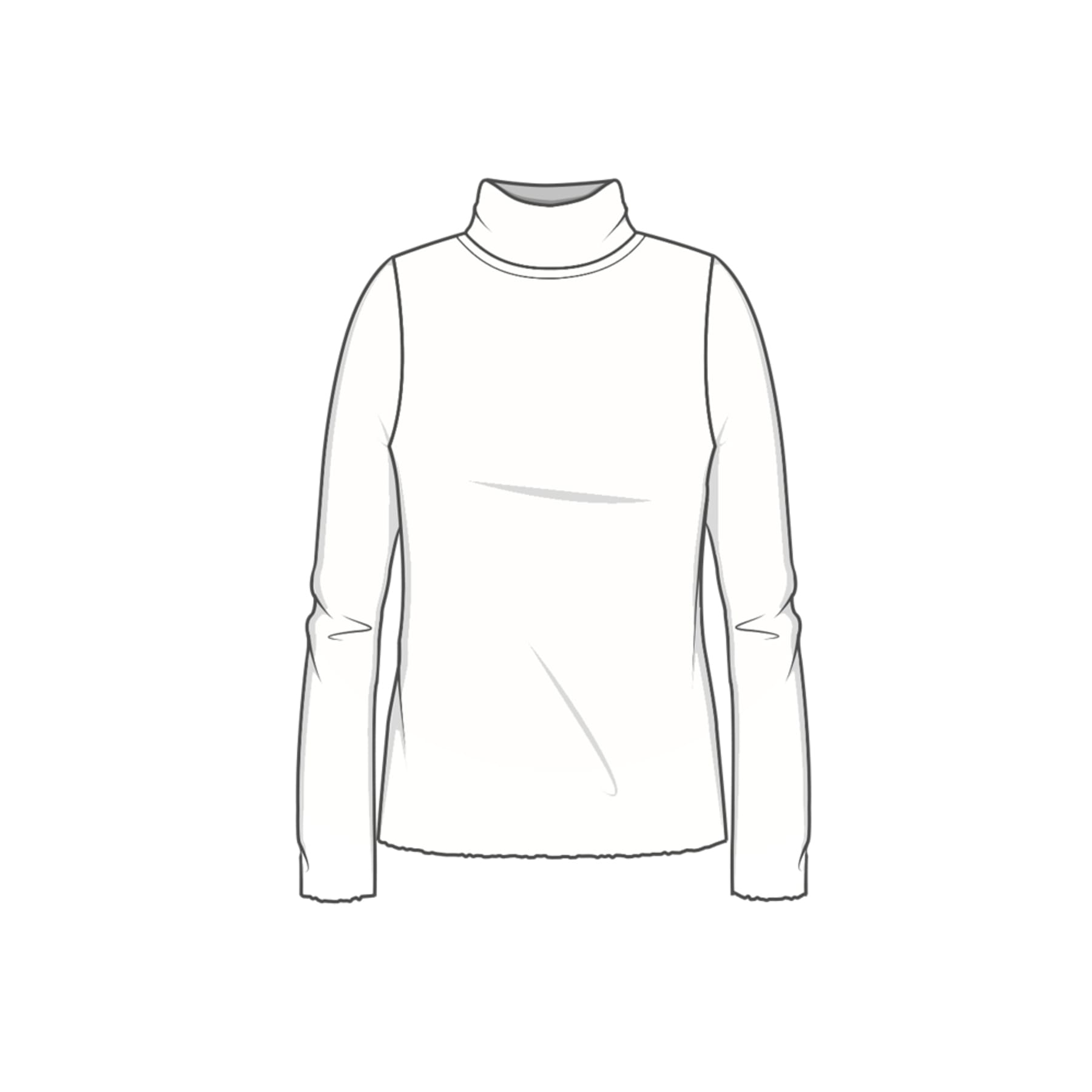 MERINO WOOL TURTLENECK 4018 - STRIPE