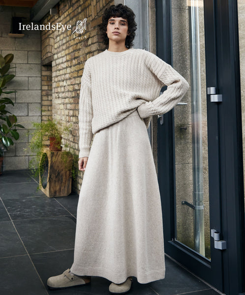 WHIMBREL MERINO WOOL SKIRT