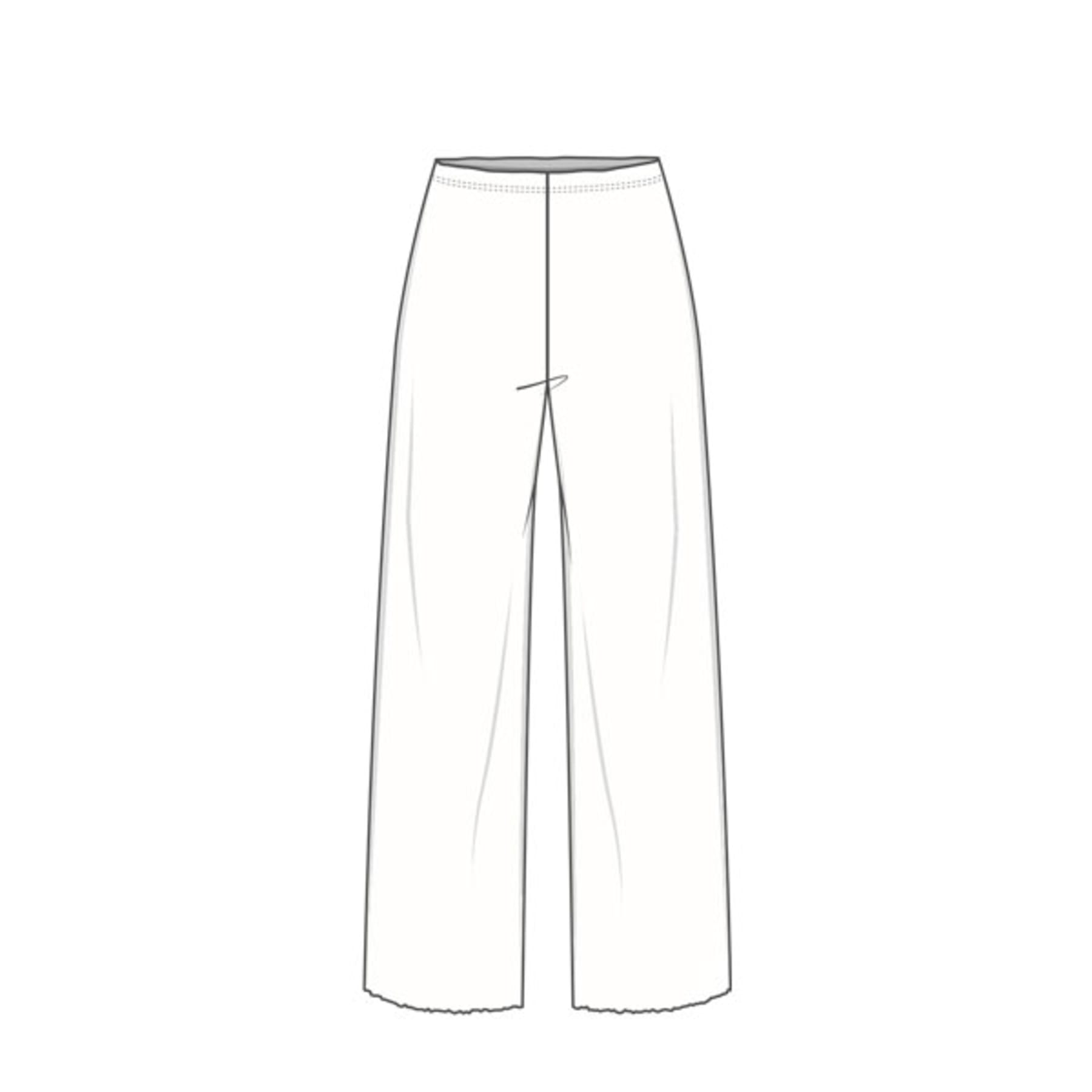 MERINO WOOL WIDE PANTS 3010 - EARTH MELANGE - ONE LEFT in size xs!