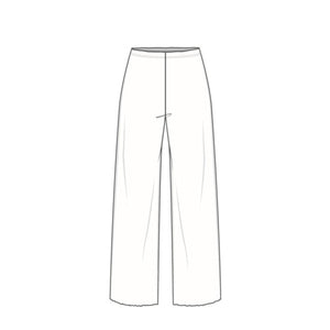 MERINO WOOL WIDE PANTS 3010 - EARTH MELANGE - ONE LEFT in size xs!