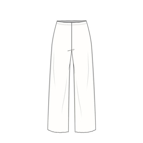 MERINO WOOL WIDE PANTS 3010 - EARTH MELANGE - ONE LEFT in size xs!
