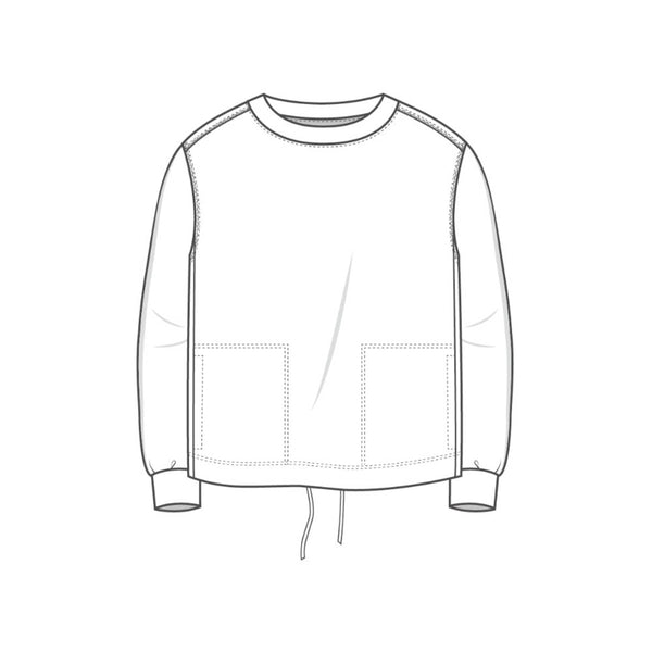 MERINO/COTTON SWEATSHIRT - LEMON CURRY - ONE LEFT in size L!