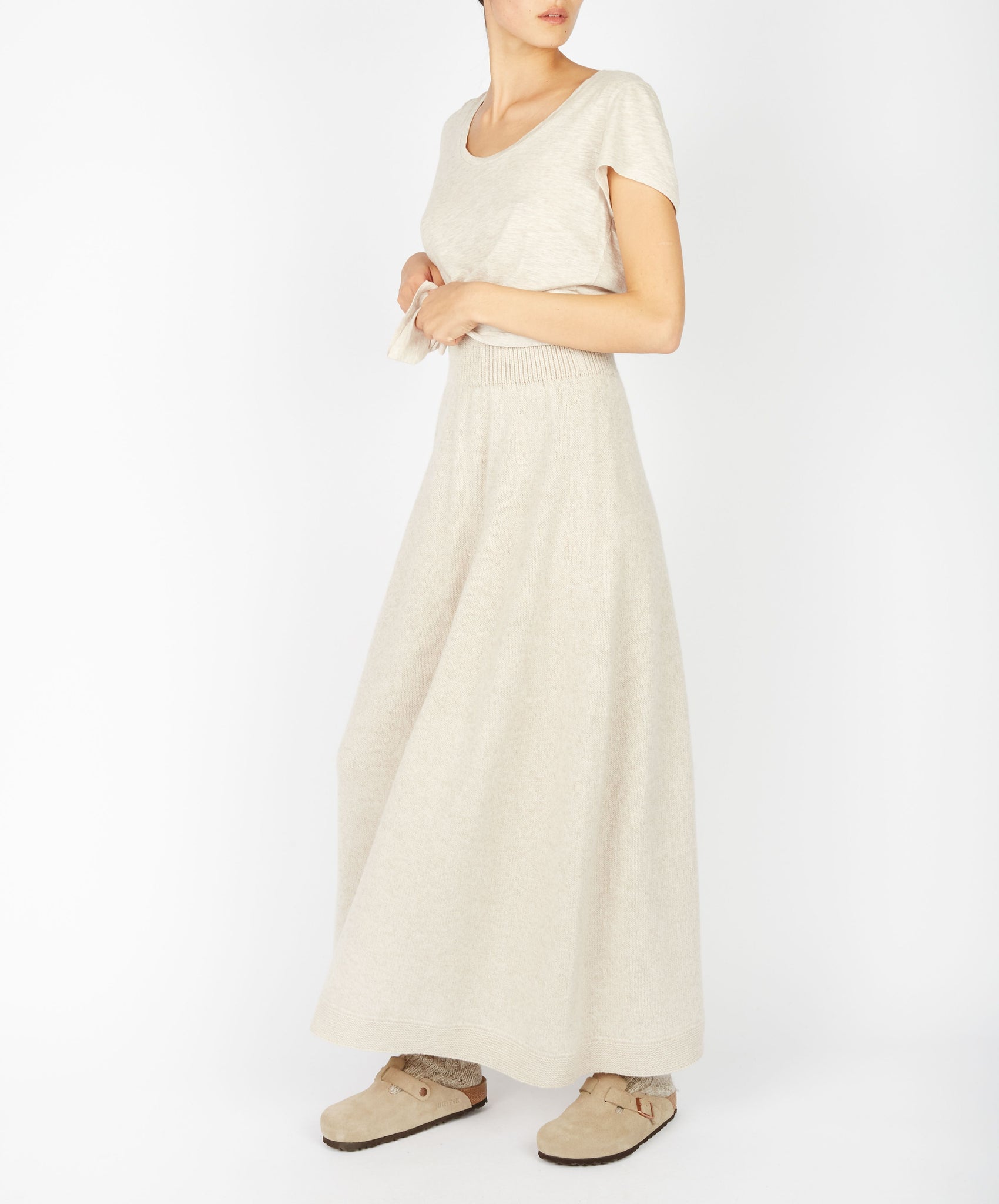 WHIMBREL MERINO WOOL SKIRT