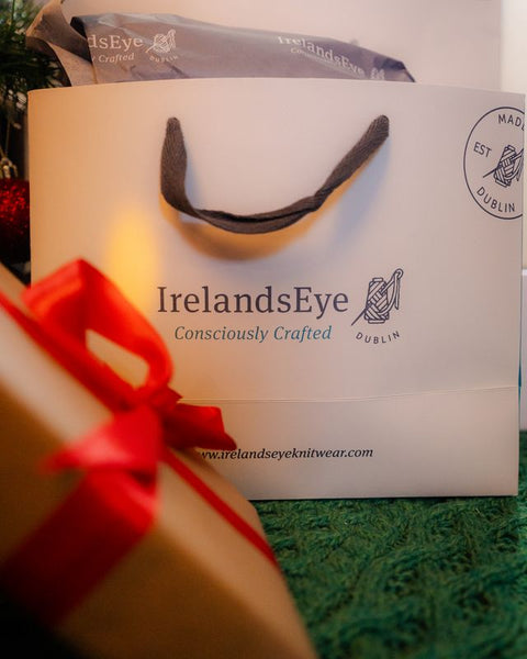 KNITTED ARAN BLANKET