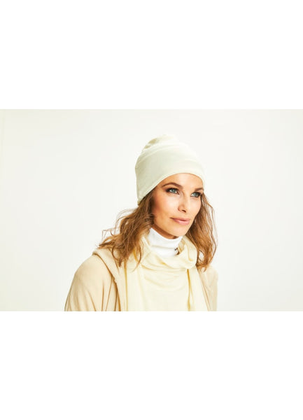 MERINO WOOL HAT - TERRACOTTA MELANGE