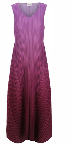 ESTRELLA DRESS - MULBERRY OMBRE
