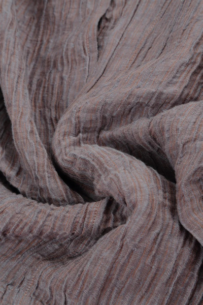 CRINKLED TRUFFLE SILK DRESS