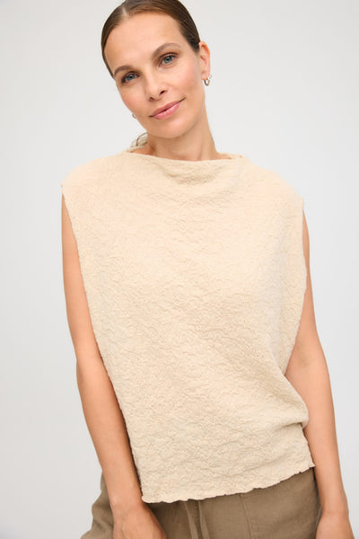 MERINO BUBBLE WOOL TOP 2501 - RAW WHITE