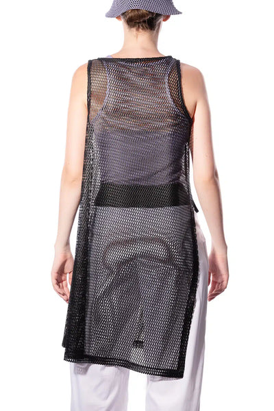 SLEEVELESS MESH TUNIC - ONE LEFT in size L!